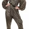 Gold Disco Queen Women Costume -Gemmy Sales media 53922.1653684551