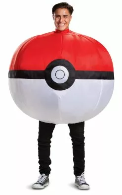POKEMON Poké Ball Inflatable Pokeman Adult Costume -Gemmy Sales media 54551.1681147143