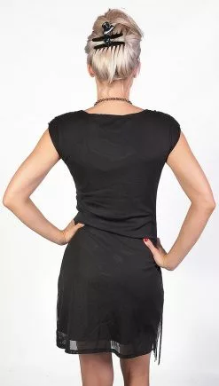 Black Flapper Dress Fringed -Gemmy Sales media 56503.1613506614