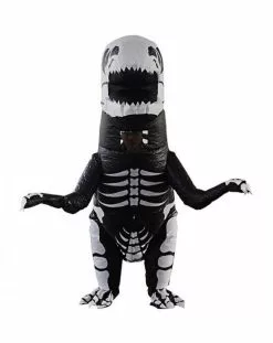 T-Rex Skeleton Inflatable Adult Costume -Gemmy Sales media 57540.1652386417