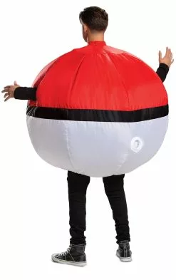 POKEMON Poké Ball Inflatable Pokeman Adult Costume -Gemmy Sales media 59486.1681147142
