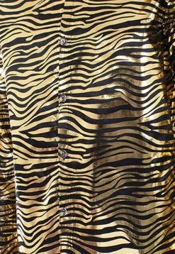 Tiger King Sequin Gold Shirt 9 Tiger King Sequin Gold Shirt -Gemmy Sales media 60870.1656624517