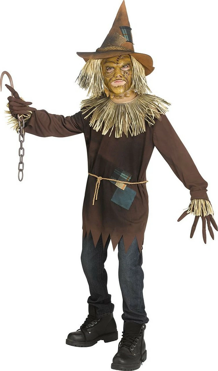 Wizard Of Oz Scar-crow Kids Costume 3 Wizard Of Oz Scar-crow Kids Costume