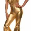 Solid Gold Disco Women Costume -Gemmy Sales media 65495.1656963841