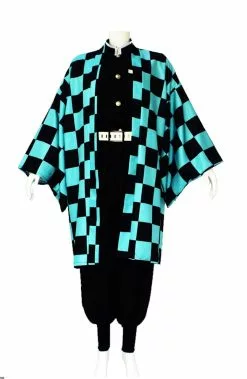 Demon Slayer Tanjiro Kamado Boys Costume