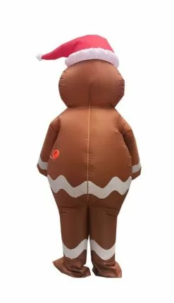 Inflatable Gingerbread Man Adult Costume -Gemmy Sales media 70744.1652374417