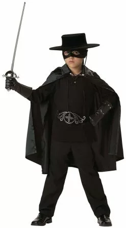 Zorro Bandido Kids Costume