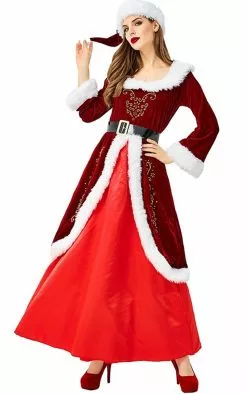 Mrs Santa Women Costume -Gemmy Sales media 76546.1652992717