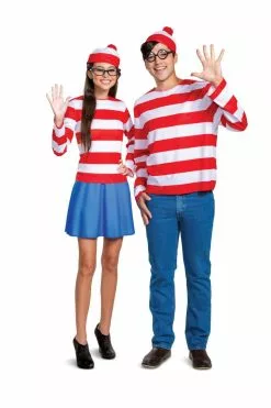 Where's Waldo Adults Costume -Gemmy Sales media 80907.1660670319