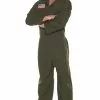 Air Force Jumpsuit Top Gun Man Costume -Gemmy Sales media 88160.1662497918