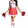 Cheerleader Red Women Costume -Gemmy Sales media 89883.1653600376