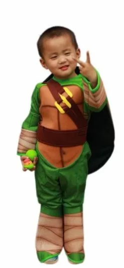 Red Ninja Turtle Kids Costume