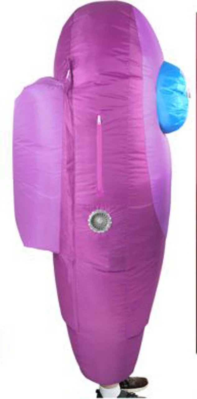 Among Us Inflatable Purple Adult Costume 4 Among Us Inflatable Purple Adult Costume - Image 2
