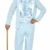 90s Stupid Blue Tuxedo Men Costume -Gemmy Sales media 93610.1661351316