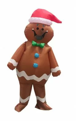 Inflatable Gingerbread Man Adult Costume -Gemmy Sales media 95244.1652374416