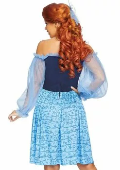 Blue Peasant Woman Costume -Gemmy Sales media 95611.1592310269