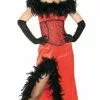 Red Saloon Sexy Women Costume -Gemmy Sales media 98068.1627434899