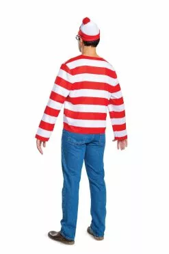 Where's Waldo Adults Costume -Gemmy Sales media 98989.1660670318