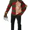 Freddy Krueger Adult Sweater With Chest -Gemmy Sales r56066z 51106.1592307941