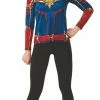Captain Marvel Adult Costume Top -Gemmy Sales r700603z 50333.1592310375