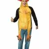 Get Real Rubber Chicken Man Costume -Gemmy Sales rt6827z 75836.1592266555