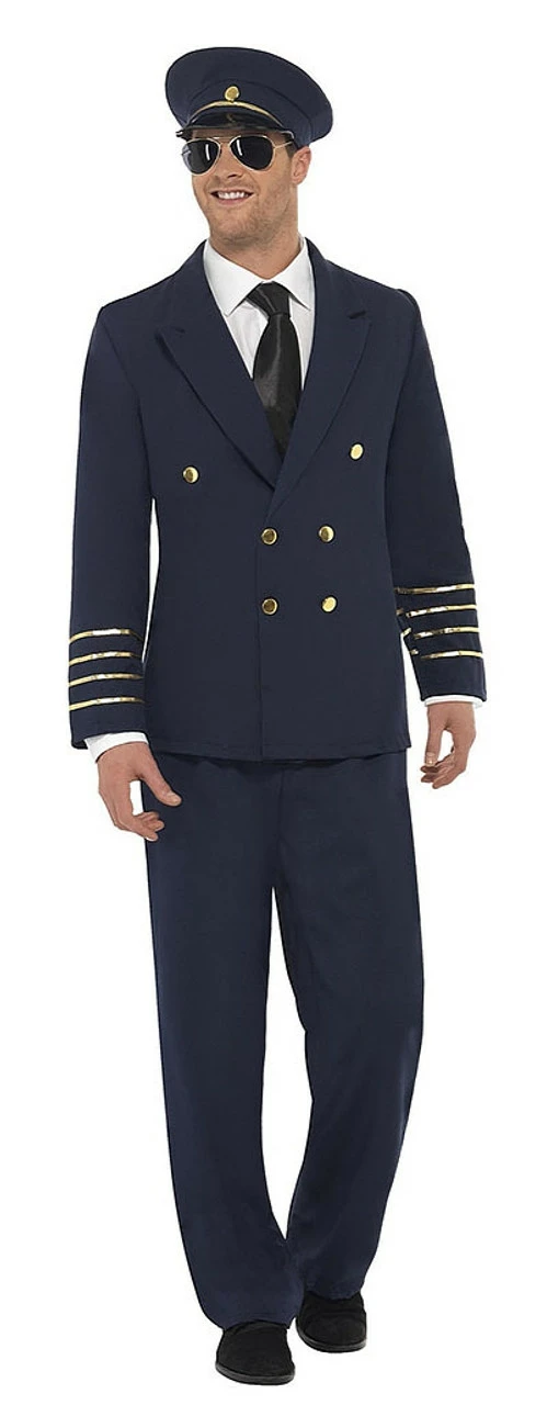 Classic Pilot Man Costume 3 Classic Pilot Man Costume