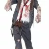 Zombie School Boy Costume Grey -Gemmy Sales s43022z 58196.1592181406