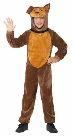 Cocomelon Dog Hooded Jumpsuit Boy Costume